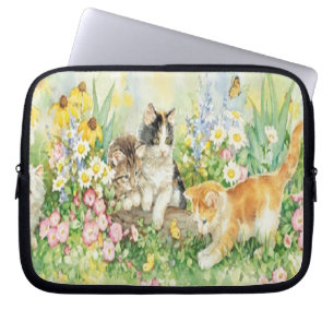 Funda Para Portátil Cute Kittens Laptop Sleeve