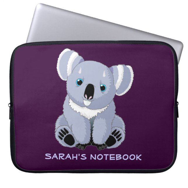 Funda Para Portátil Cute Koala personalizado (Frente)
