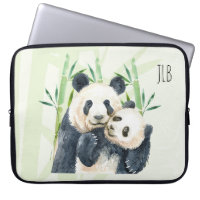 Cute Panda Bears Cudddddling Watercolor