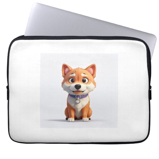 Funda Para Portátil Cute Shiba Inu (Frente)
