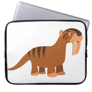 Funda Para Portátil Cute Sonriente Personalizado Thylacosmilus