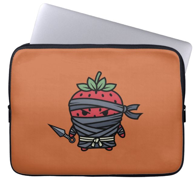Funda Para Portátil Cute Strawberry Ninja Assassin Japanese Pop Art (Frente)