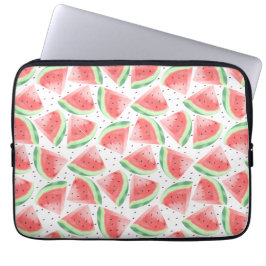 Funda Para Portátil Cute Summer Kawaii Watercolor Watermelón