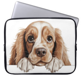 FUNDA PARA PORTÁTIL CUTE TAN Y BLANCO COCKER AMERICANO SPANIEL DOG