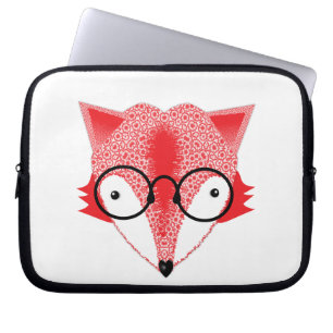 Funda Para Portátil Cute Whimsical Banteacon Funky Fox Picture
