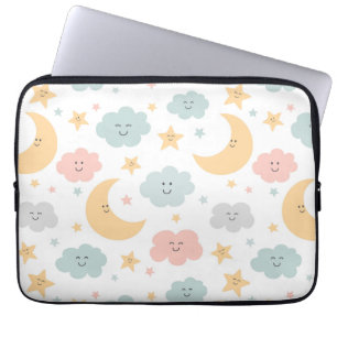 Funda Para Portátil Cuto aspecto en el patrón del cielo