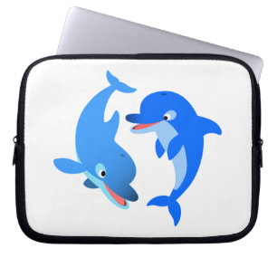 Funda Para Portátil Cuto juego Personalizado delfines manga portátil