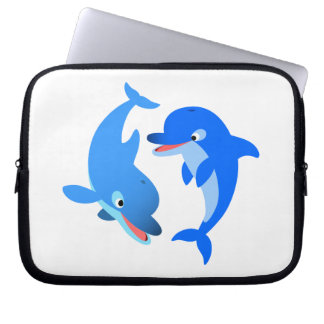 Funda Para Portátil Cuto juego Personalizado delfines manga portátil