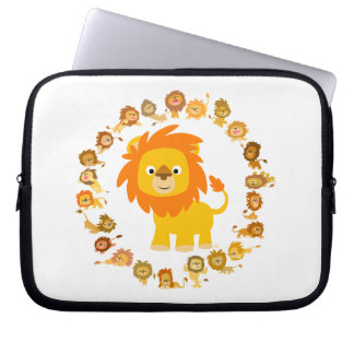Funda Para Portátil Cuto Personalizado Lion Mandala Manga portátil