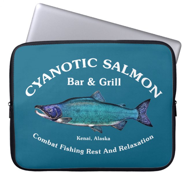 Funda Para Portátil Cyanotic Salmon Bar & Grill (Frente)