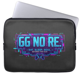 Funda Para Portátil Cyberpunk GG NO RE Gaming Aesthetic - Neon Gamer