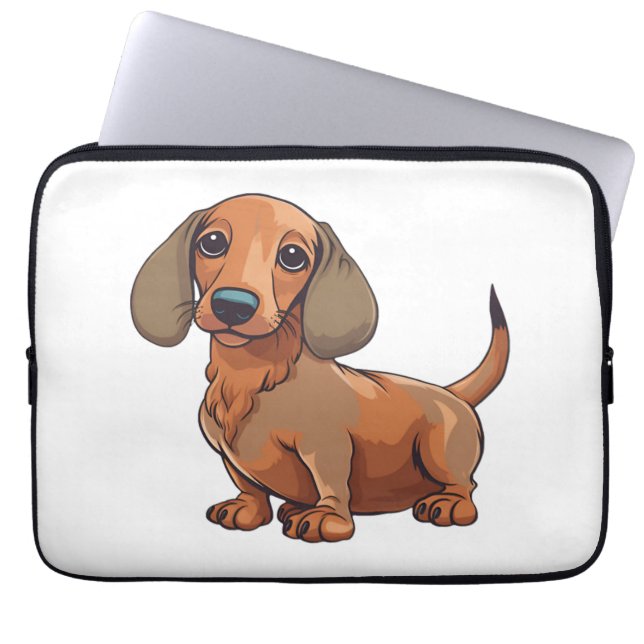 Funda Para Portátil Dachshund Dog Cute (Frente)