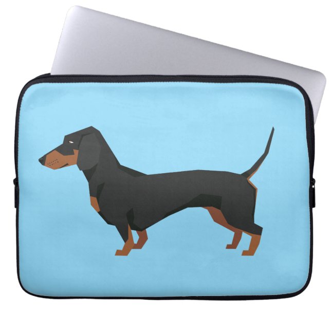 Funda Para Portátil Dachshund Luggage Tag (Frente)
