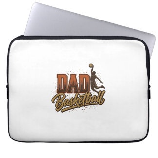 Funda Para Portátil Dad Basketball Vintage Engraving Shirt Design_1