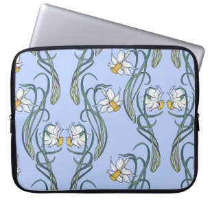Funda Para Portátil Daffodils Art: la primavera de Nouveau