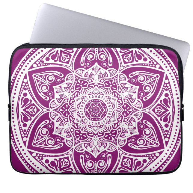 Funda Para Portátil Dahlia Mandala (Frente)