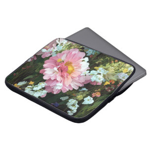Funda Para Portátil Daisy en rosa