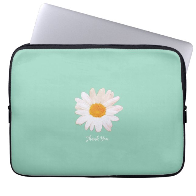 Funda Para Portátil Daisy Flower Dream – Summer Botanical Thank You (Frente)