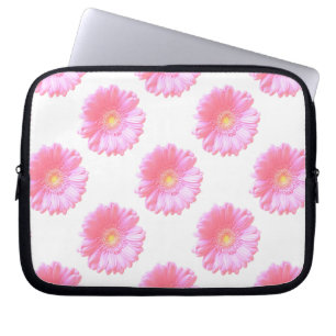 Funda Para Portátil Daisy gerbera rosa claro