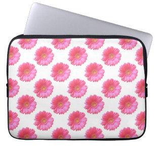Funda Para Portátil Daisy gerbera rosada
