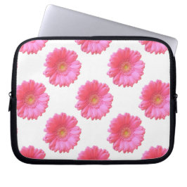 Funda Para Portátil Daisy gerbera rosada