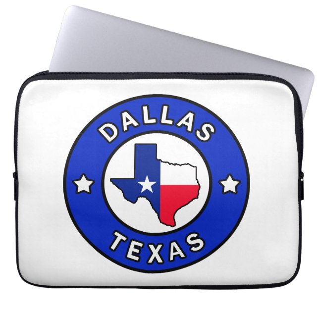 Funda Para Portátil Dallas Texas Sleeve (Frente)