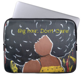 Funda Para Portátil Dama afroamericana Rhonda Patton Cabello grande