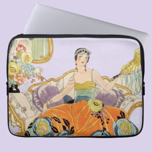 Funda Para Portátil Dama de arte festivo