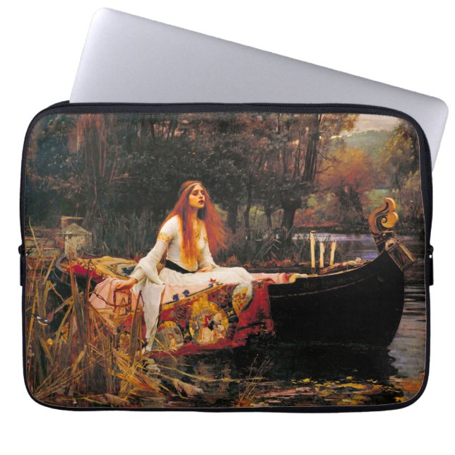 Funda Para Portátil Dama de Castillo de Shalott (Frente)
