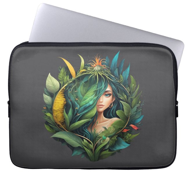 Funda Para Portátil dama del bosque (Frente)
