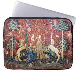 Funda Para Portátil Dama y unicornio, sabor