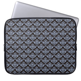 Funda Para Portátil Damasco azul