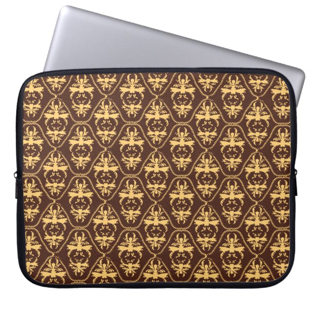 Funda Para Portátil Damasco barroco #2 @ Sonoletre (Frente)