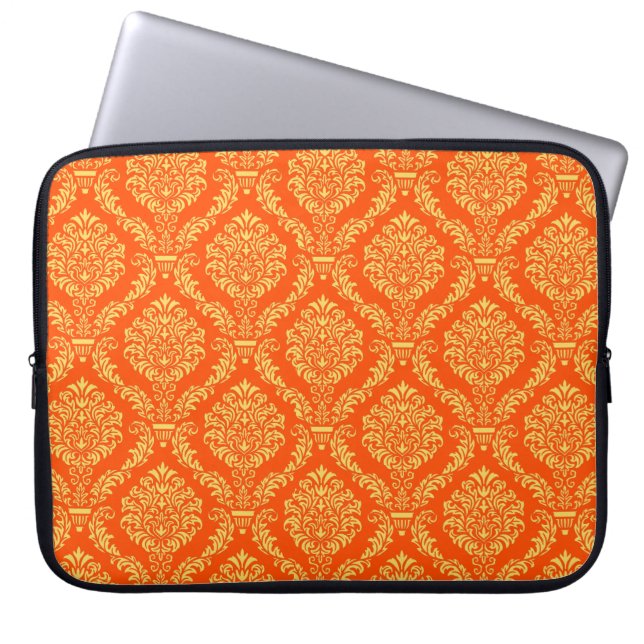 Funda Para Portátil Damasco barroco #3 @ Sonoletre (Frente)