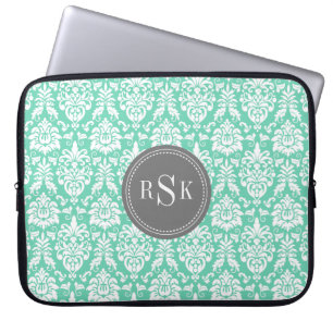 Funda Para Portátil Damasco de la Fábrica de la Monografía de Trio con