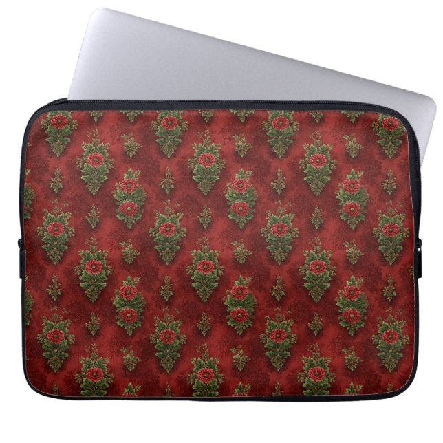 Funda Para Portátil Damask festivo (Frente)