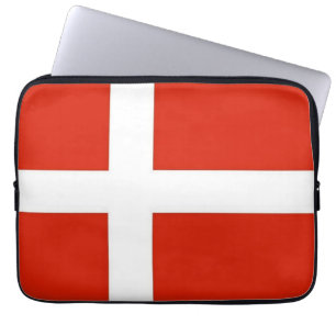 Funda Para Portátil Dannebrog; La bandera oficial de Dinamarca