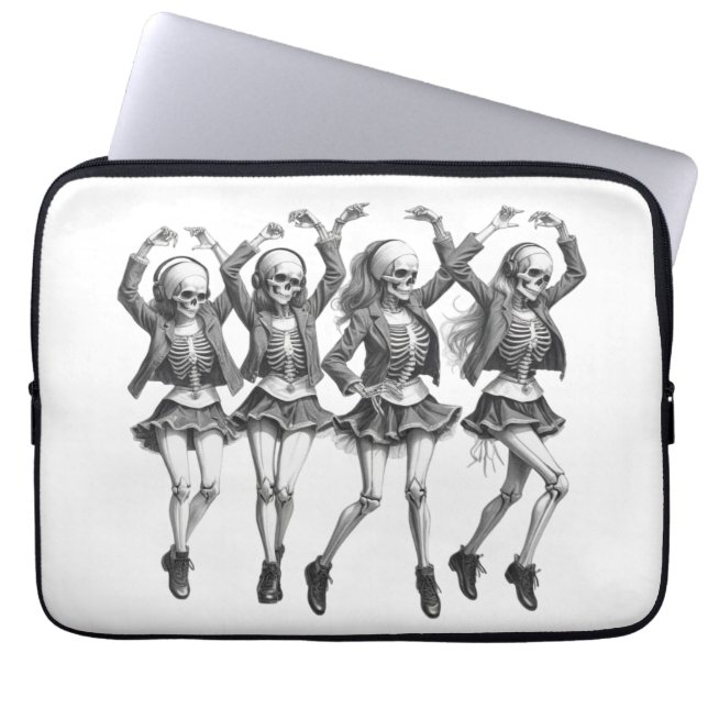 Funda Para Portátil Danza de Mujeres Muertas (Frente)