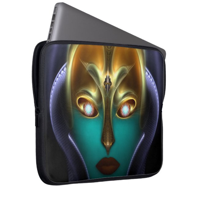 Funda Para Portátil Daria Cyborg Queen Laptop Sleeve (Anverso derecho)