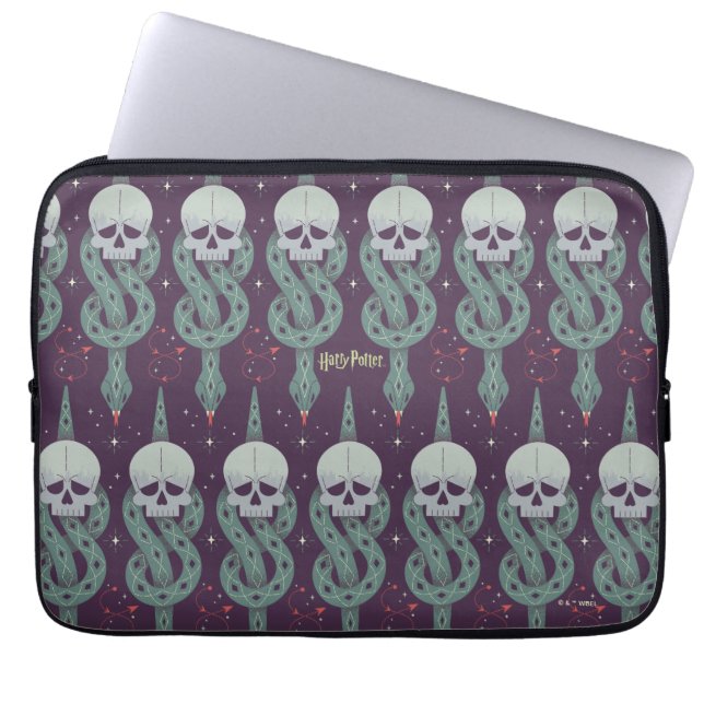 Funda Para Portátil Dark Mark Geometric Icon Pattern (Frente)
