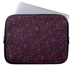 Funda Para Portátil Dark Pink Posh Glitter