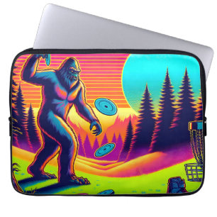 Funda Para Portátil Darn Trees   Humor de golf de disco de pie grande