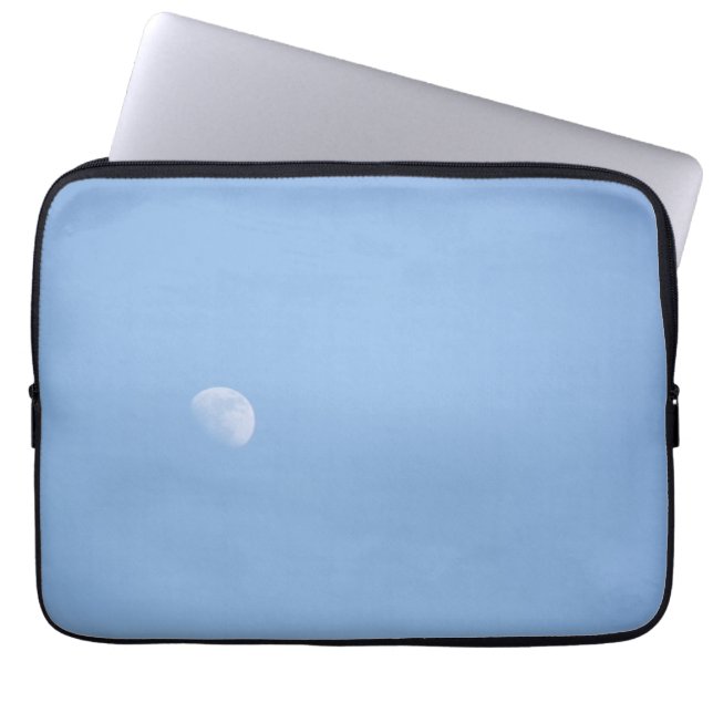 Funda para portátil de 13" de imagen de media luna (Frente)