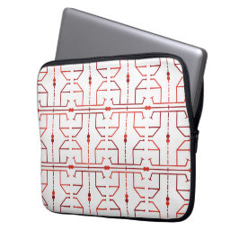 Funda para portátil de 13 pulgadas con patrón abst