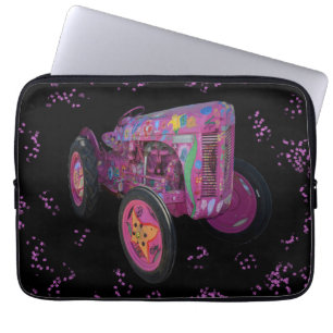 Funda para portátil de 13 pulgadas, Tractor Hippie