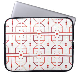 Funda para portátil de 15 pulgadas con patrón abst