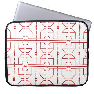 Funda para portátil de 15 pulgadas con patrón abst