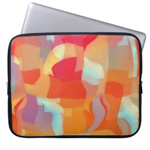Funda para portátil de acuarela de arte abstracto