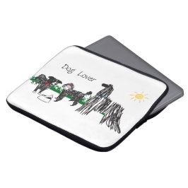 Funda para portátil de amante de perros