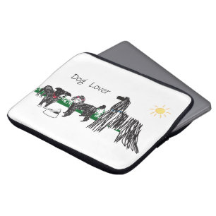Funda para portátil de amante de perros